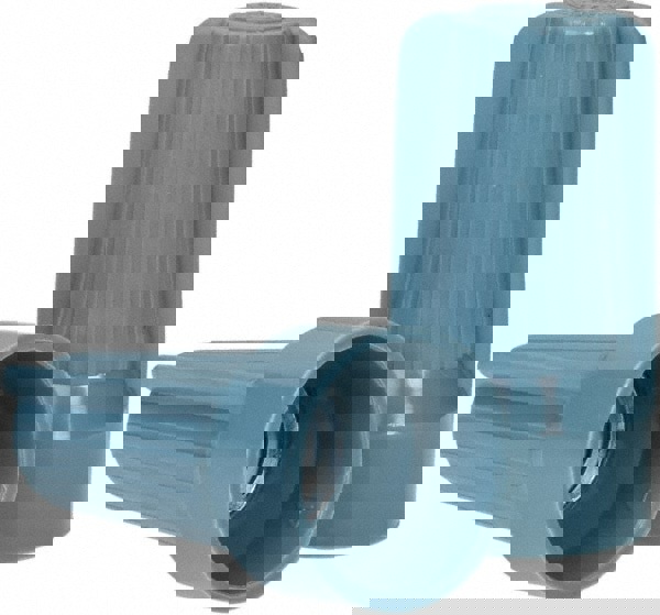 Standard Twist-On Wire Connector: Blue & Gray, Flame-Retardant, 2 AWG